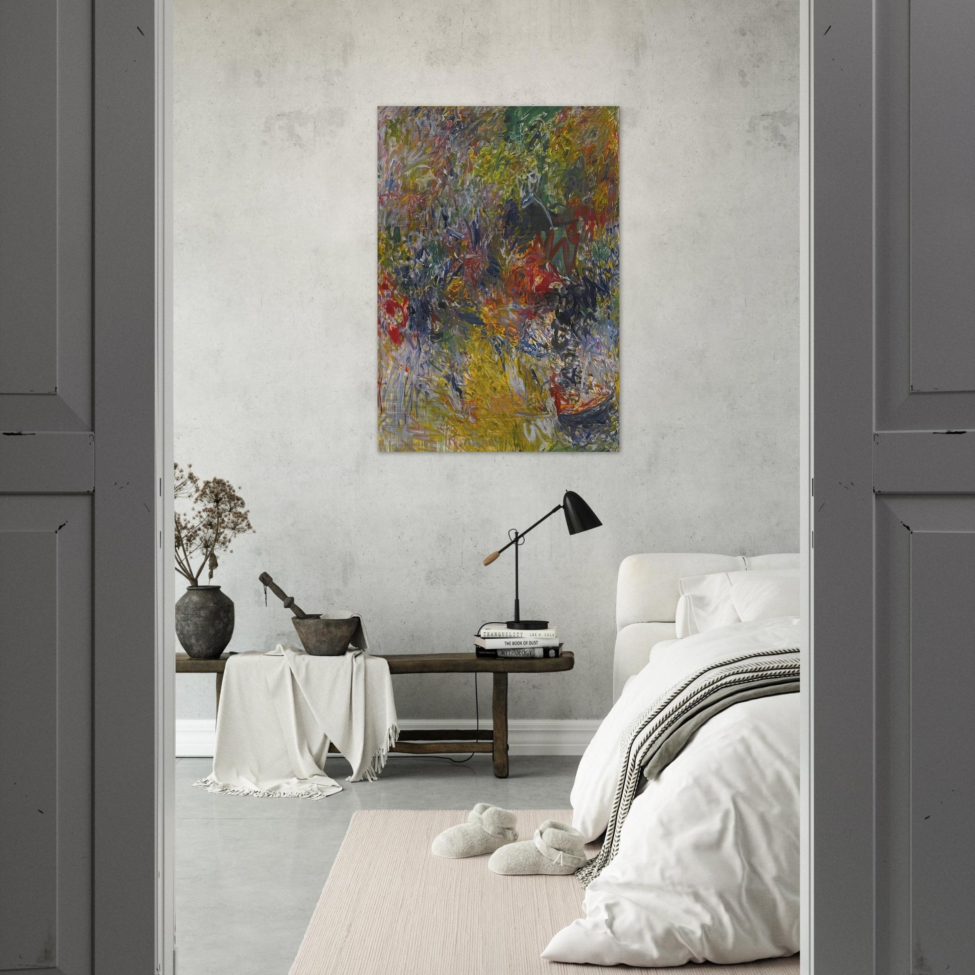 ROSELAND 1959 - Milton Resnick Brushed Aluminum Print - 70x100 cm / 28x40 inches | Milton Resnick Aluminum Print | Milton Resnick Prints