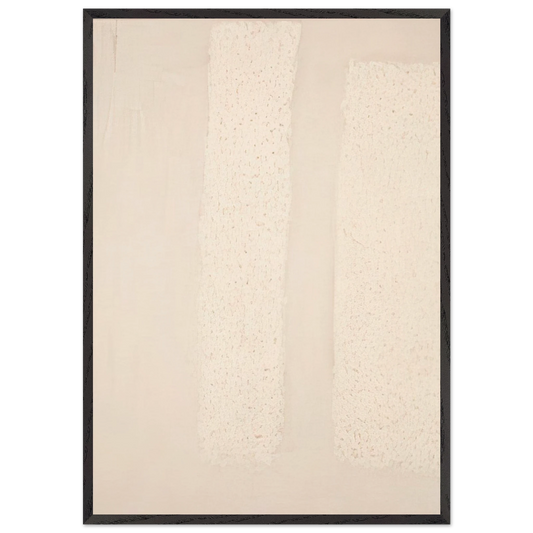 Manual - Minimalism - Robert Ryman 70x100 cm / 28x40 inches Framed Art Print – Black Wooden Frame