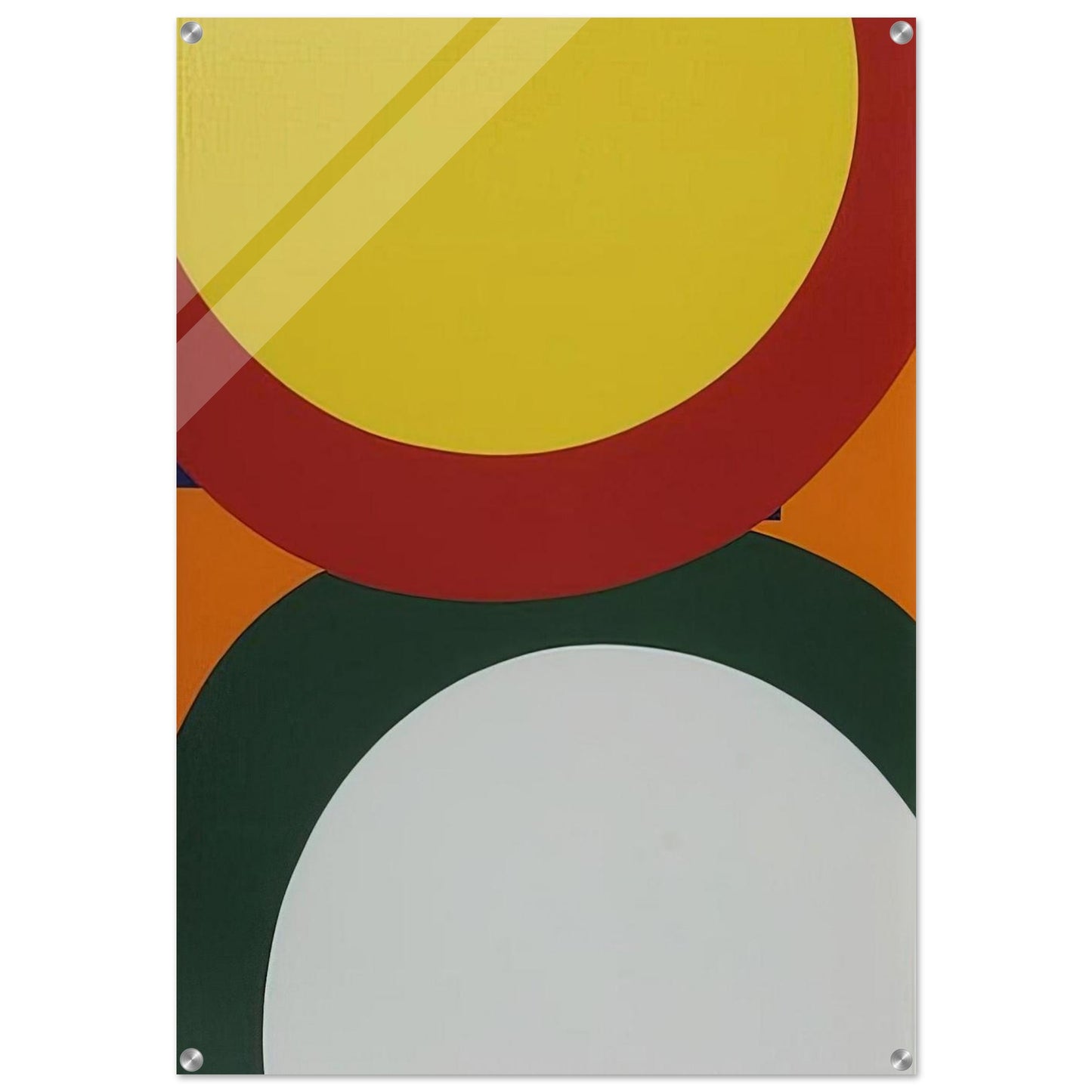 Untitled - Al Held Acrylic Print - 70x100 cm / 28x40″ inches | Al Held Wall Art | Al Held Prints