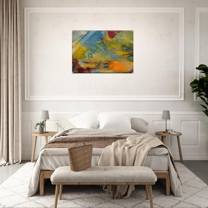 Blue Swirl - Sam Gilliam Acrylic Print - 70x100 cm / 28x40″ inches