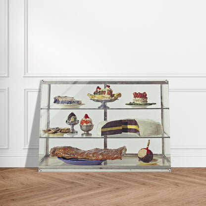 PASTRY CASE I 1962 - Claes Oldenburg Acrylic Print - 70x100 cm / 28x40″ inches