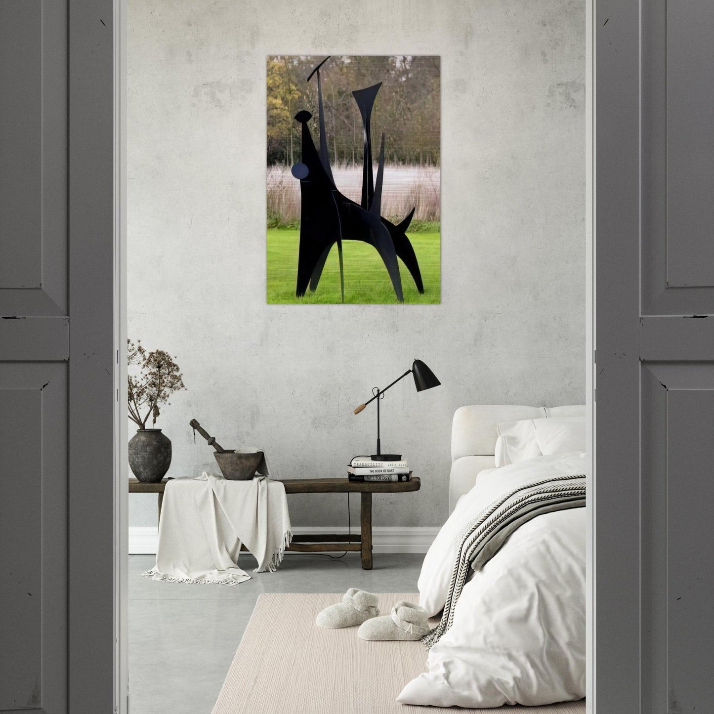 THE DOG - Alexander Calder Brushed Aluminum Print - 70x100 cm / 28x40 inches | Alexander Calder Aluminum Print | Alexander Calder Prints
