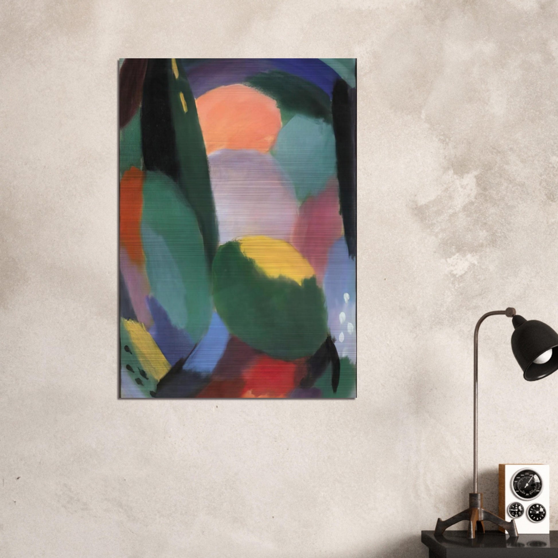 VARIATION GLORREICHER ABEND SOMMERSEGEN II 1917 - Alexej von Jawlensky Brushed Aluminum Print - 70x100 cm / 28x40 inches | Alexej von Jawlensky Aluminum Print | Alexej von Jawlensky Prints