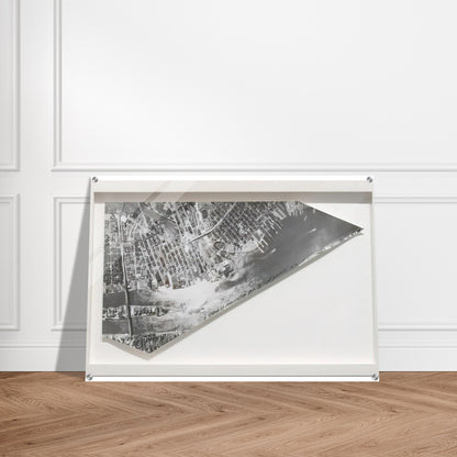 A Piece of Manhattan - Sol LeWitt Acrylic Print - 70x100 cm / 28x40″ inches