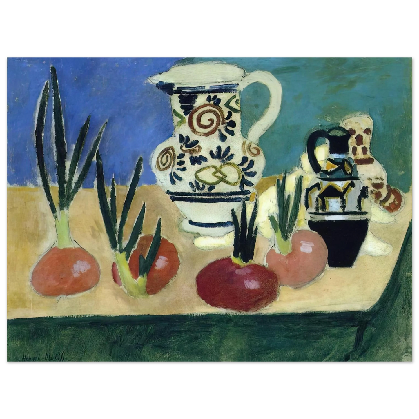 Henri Matisse - THE RED ONIONS 1906  75x100 cm / 30x40inches Fine Art Poster