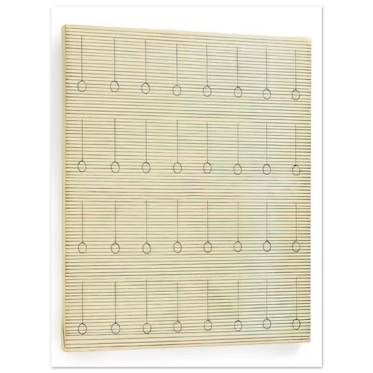 Agnes Martin - Drops  75x100 cm / 30x40inches Fine Art Poster