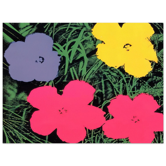 Andy Warhol - Flowers Fine Art Poster