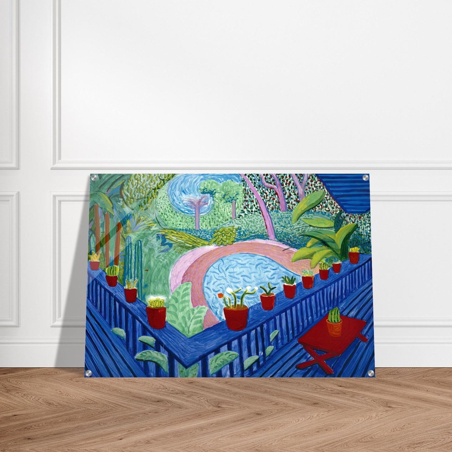 David Hockney - David Hockney Acrylic Print - 70x100 cm / 28x40″ inches | David Hockney Wall Art | David Hockney Prints