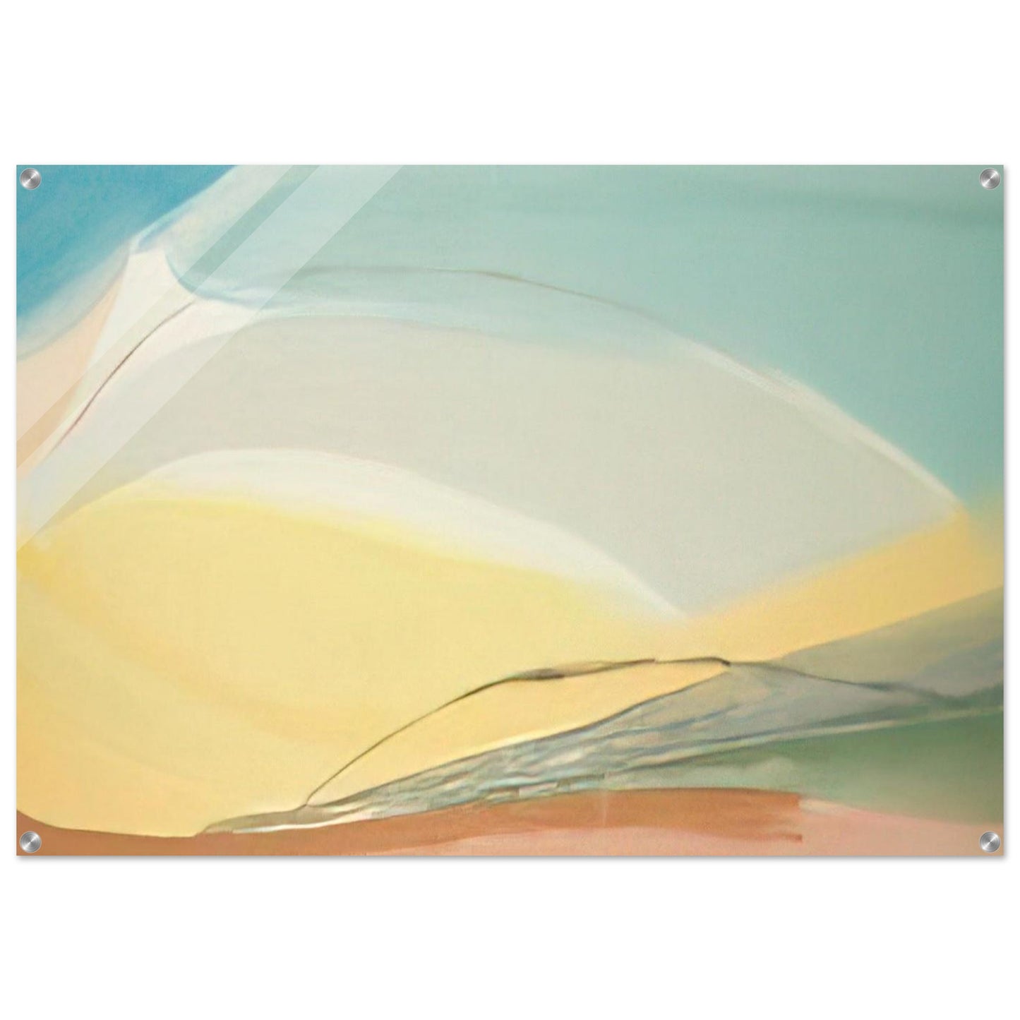 Untitled - 1976 - Larry Zox Acrylic Print - 70x100 cm / 28x40″ inches | Larry Zox Wall Art | Larry Zox Prints