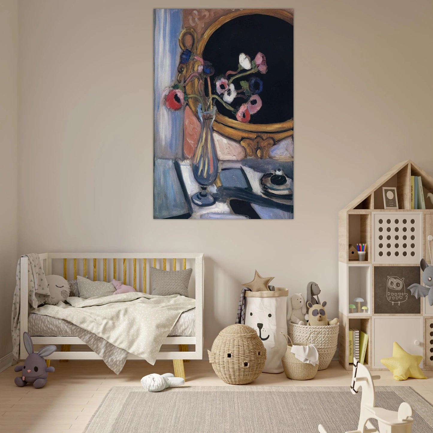 ANEMONE AND MIRROR 1920 - Henri Matisse Art Prints - 100x150 cm / 40x60″ inches | Henri Matisse Poster | Henri Matisse Prints