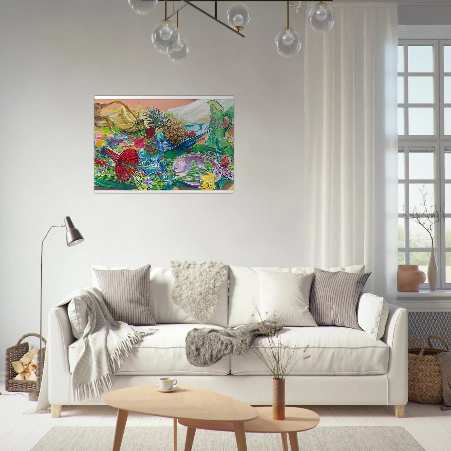 MONKEY BUSINESS 2005 - Janet Fish Brushed Aluminum Print - 70x100 cm / 28x40 inches | Janet Fish Aluminum Print | Janet Fish Prints