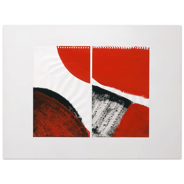 Blinky Palermo - WHO KNOWS THE BEGINNING AND WHO KNOWS THE END II 1976  75x100 cm / 30x40inches Fine Art Poster