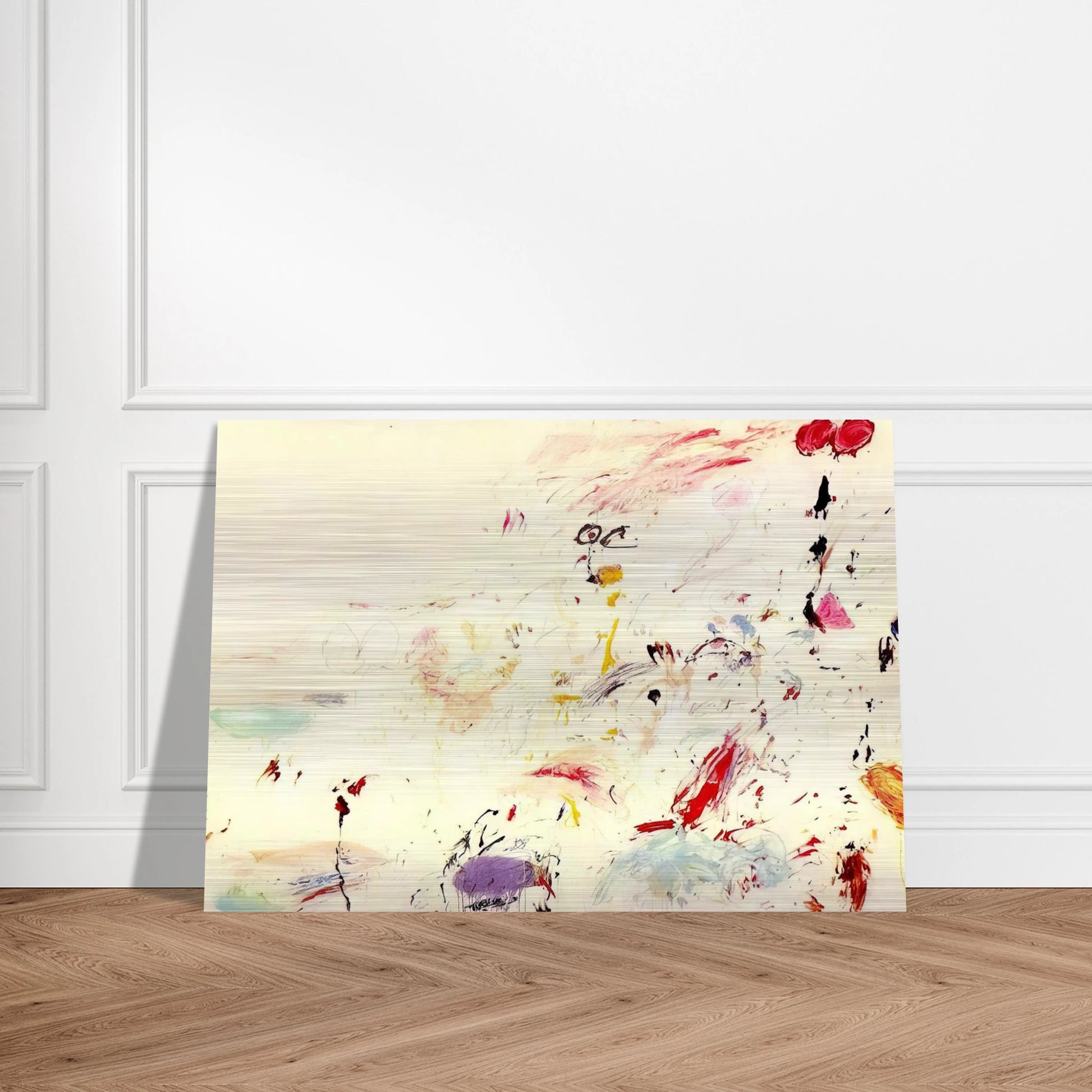 Bay of Naples - Cy Twombly Brushed Aluminum Print - 70x100 cm / 28x40 inches | Cy Twombly Aluminum Print | Cy Twombly Prints