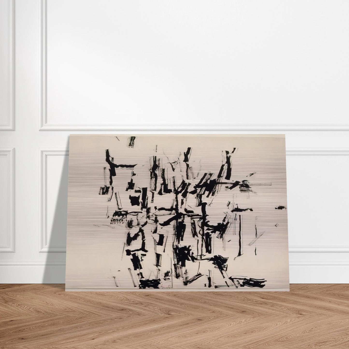 DRAWING RELATED TO ZONE DRAWING NO 19 - Philip Guston Brushed Aluminum Print - 70x100 cm / 28x40 inches | Philip Guston Aluminum Print | Philip Guston Prints