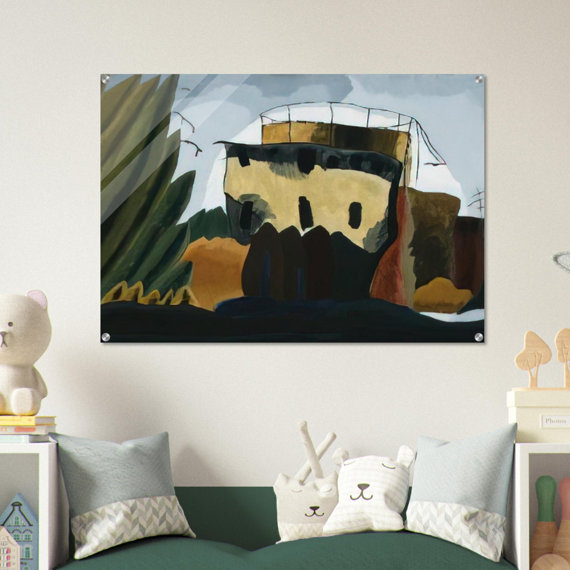Tanks - 1938 - Arthur Dove Acrylic Print - 70x100 cm / 28x40″ inches | Arthur Dove Wall Art | Arthur Dove Prints