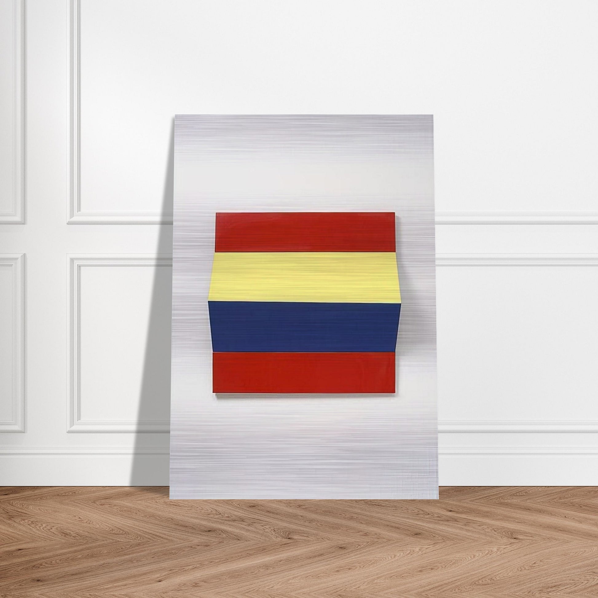 Fold - 1966 - Charlotte Posenenske Brushed Aluminum Print - 70x100 cm / 28x40 inches | Charlotte Posenenske Aluminum Print | Charlotte Posenenske Prints