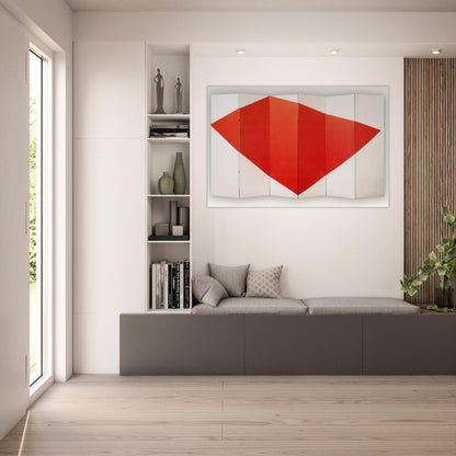 Correspondence Red-White, side B - 1966 - Leon Polk Smith Art Prints - 100x150 cm / 40x60″ inches | Leon Polk Smith Poster | Leon Polk Smith Prints