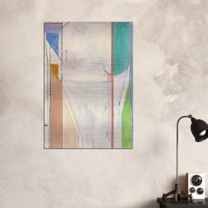 Ocean Park #43 - Richard Diebenkorn Brushed Aluminum Print - 70x100 cm / 28x40 inches | Richard Diebenkorn Aluminum Print | Richard Diebenkorn Prints