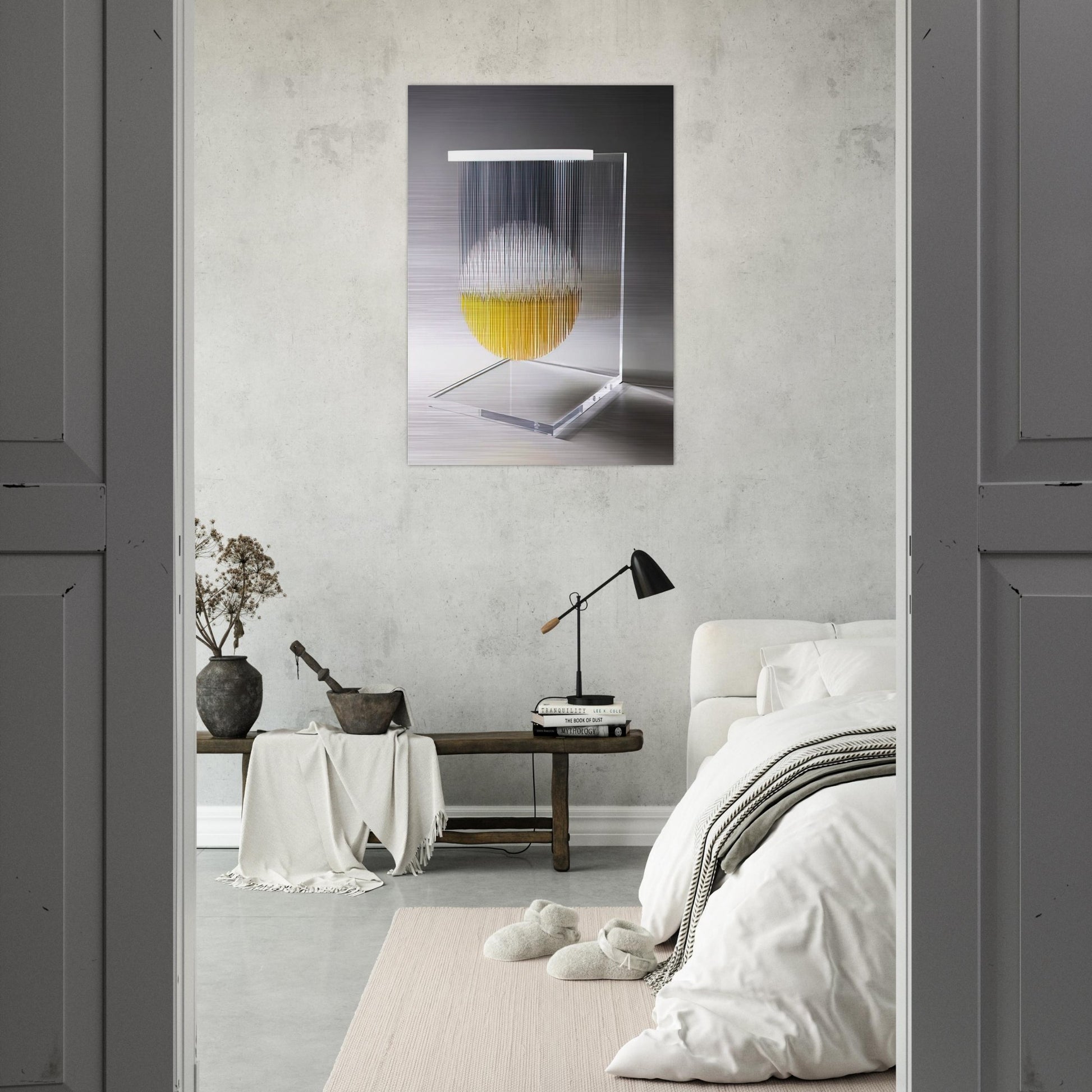 ESFERA THEOSPACIO 1989 - Jesus Rafael Soto Brushed Aluminum Print - 70x100 cm / 28x40 inches | Jesus Rafael Soto Aluminum Print | Jesus Rafael Soto Prints