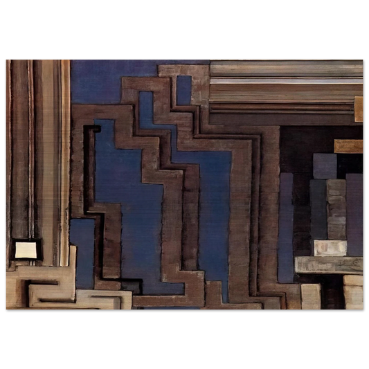 Two grays I - Frantisek Kupka Brushed Aluminum Print - 70x100 cm / 28x40 inches | Frantisek Kupka Aluminum Print | Frantisek Kupka Prints
