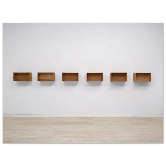 Donald Judd - Untitled - 1975  75x100 cm / 30x40inches Fine Art Poster
