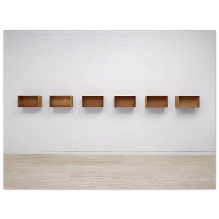 Donald Judd - Untitled - 1975  75x100 cm / 30x40inches Fine Art Poster