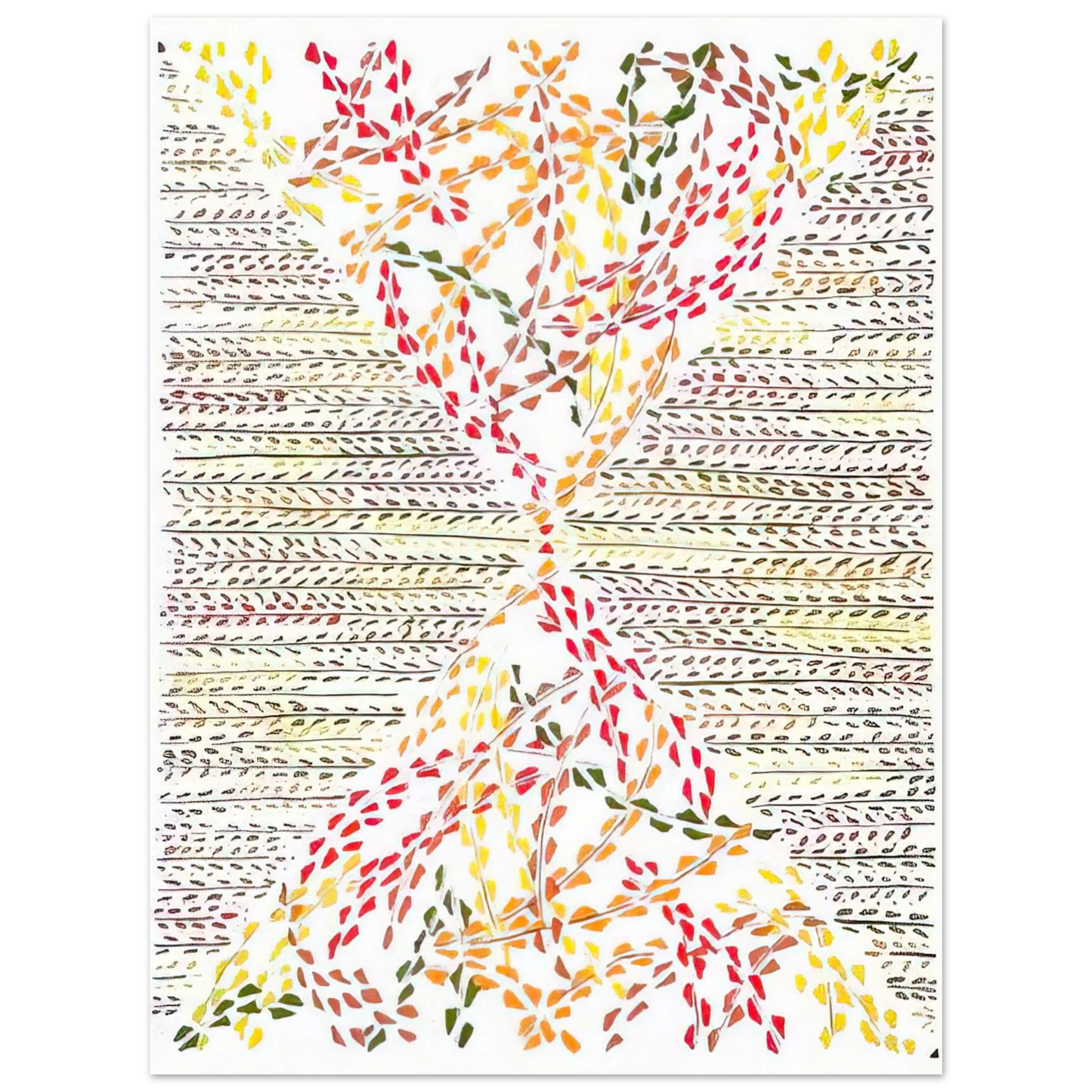 Sonia Delaunay - %D1%81OULEURS IDEES 1  75x100 cm / 30x40inches Fine Art Poster