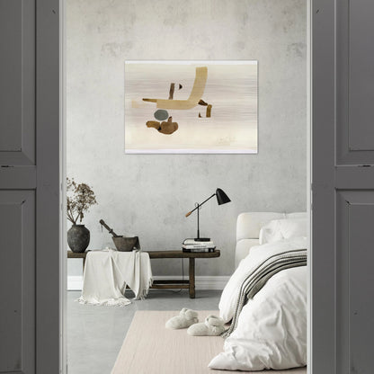 29.5.64 - 1964 - Julius Bissier Brushed Aluminum Print - 70x100 cm / 28x40 inches | Julius Bissier Aluminum Print | Julius Bissier Prints