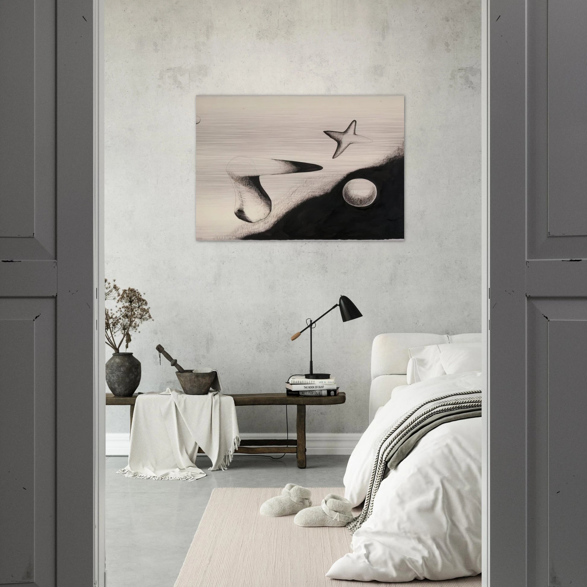 UNTITLED 1932 1 - Alexander Calder Brushed Aluminum Print - 70x100 cm / 28x40 inches | Alexander Calder Aluminum Print | Alexander Calder Prints