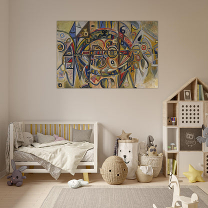 Desert - 1940 - Richard Pousette-Dart Art Prints - 100x150 cm / 40x60″ inches | Richard Pousette-Dart Poster | Richard Pousette-Dart Prints