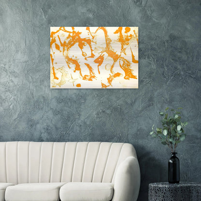Gold Stone - Lee Krasner Brushed Aluminum Print - 70x100 cm / 28x40 inches | Lee Krasner Aluminum Print | Lee Krasner Prints