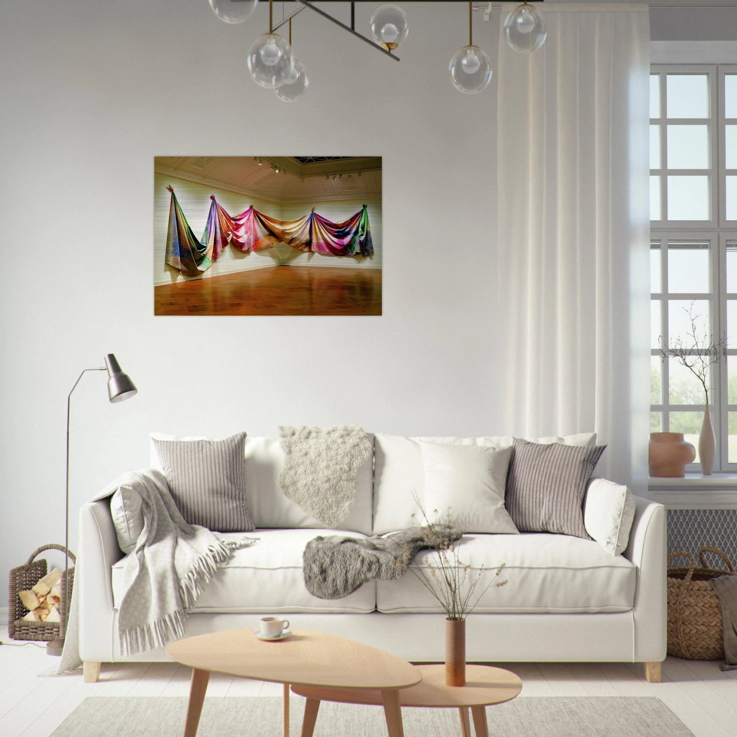 Light Depth - Sam Gilliam Brushed Aluminum Print - 70x100 cm / 28x40 inches | Sam Gilliam Aluminum Print | Sam Gilliam Prints