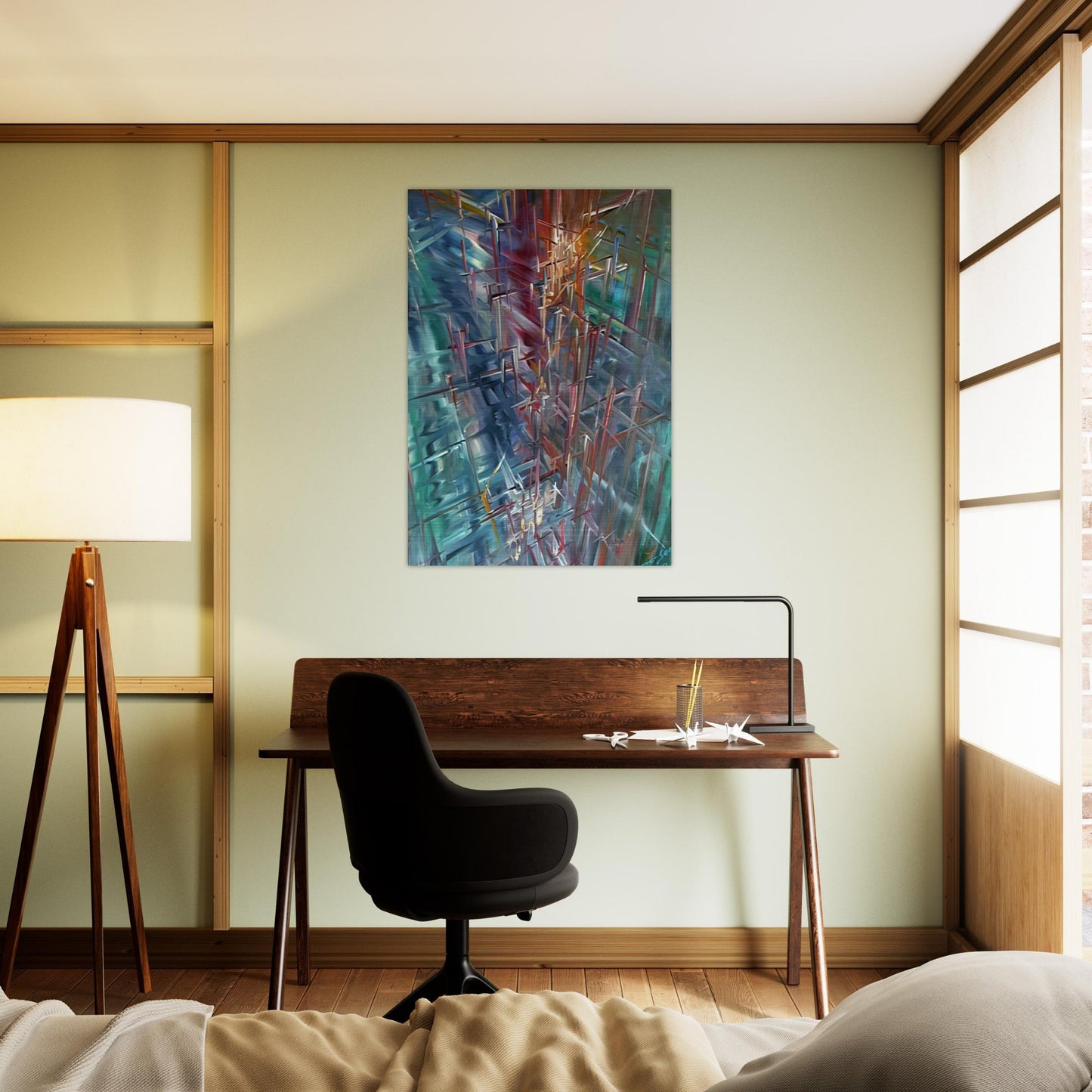 Calculating Space - Konrad Zuse Brushed Aluminum Print - 70x100 cm / 28x40 inches | Konrad Zuse Aluminum Print | Konrad Zuse Prints