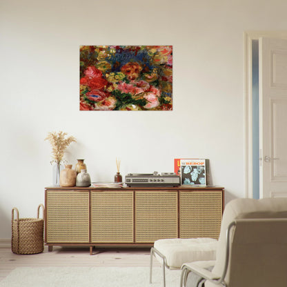 Flowers - Pierre-Auguste Renoir Brushed Aluminum Print - 70x100 cm / 28x40 inches | Pierre-Auguste Renoir Aluminum Print | Pierre-Auguste Renoir Prints