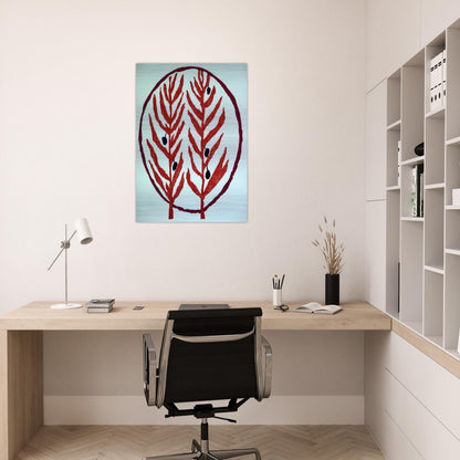 THE OLIVE BRANCH 2004 - Louise Bourgeois Brushed Aluminum Print - 70x100 cm / 28x40 inches | Louise Bourgeois Aluminum Print | Louise Bourgeois Prints