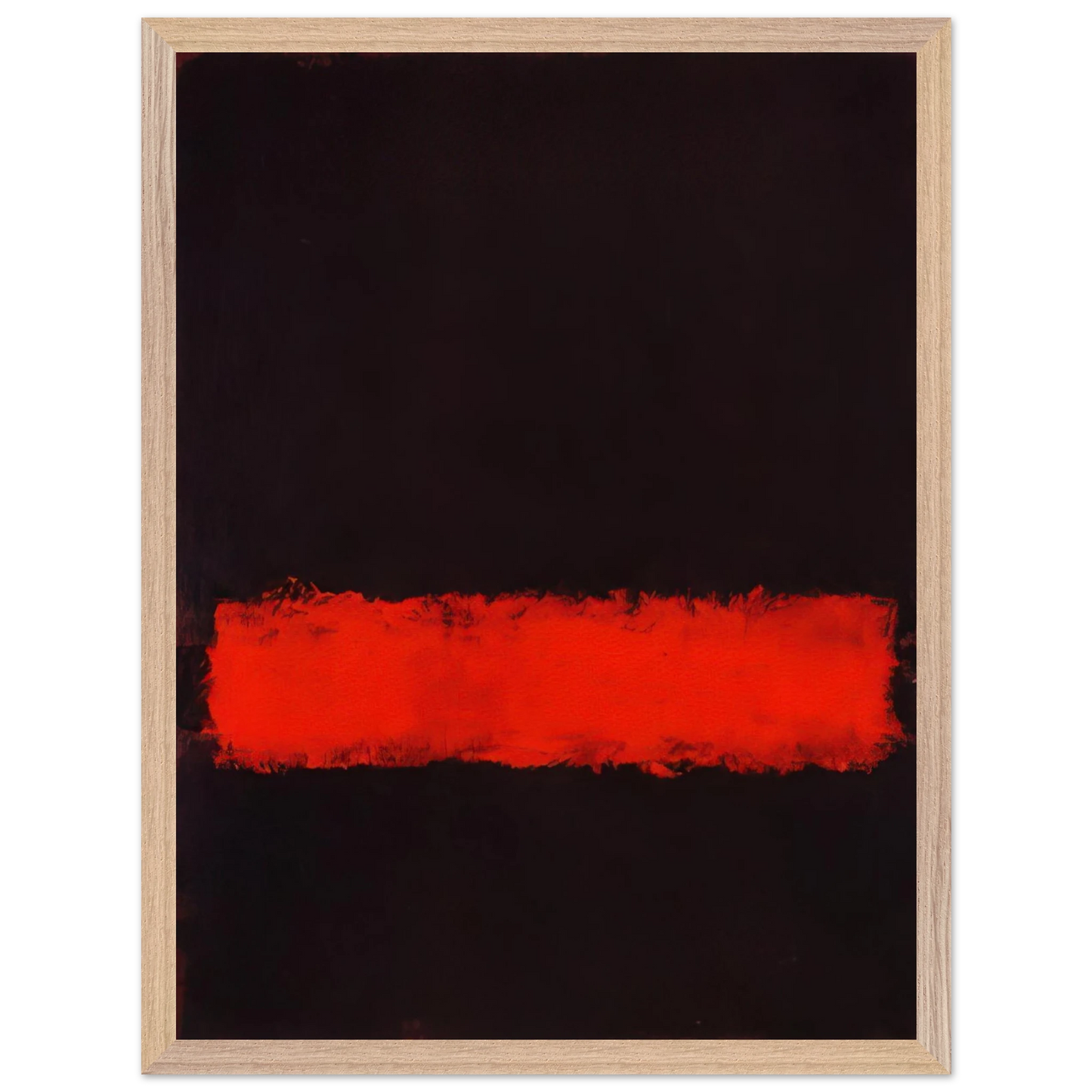 Mark Rothko - Black, Red and Black - 1968 Wall Art - 30x40 cm / 12x16 inches - Fine Art Poster-canvas - -