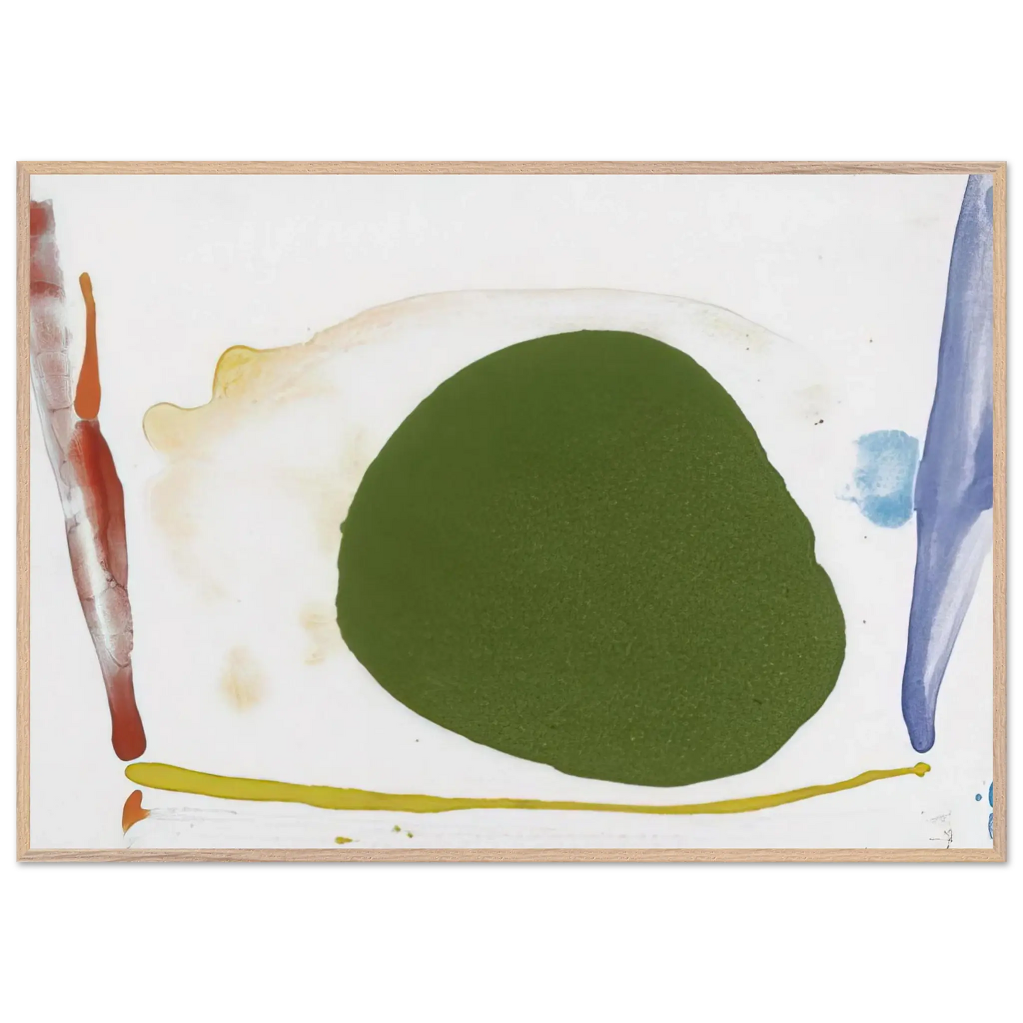 Helen Frankenthaler - Thanksgiving Day - 1973 Wall art - 70x100 cm / 28x40 Inches - Fine Art Poster - -