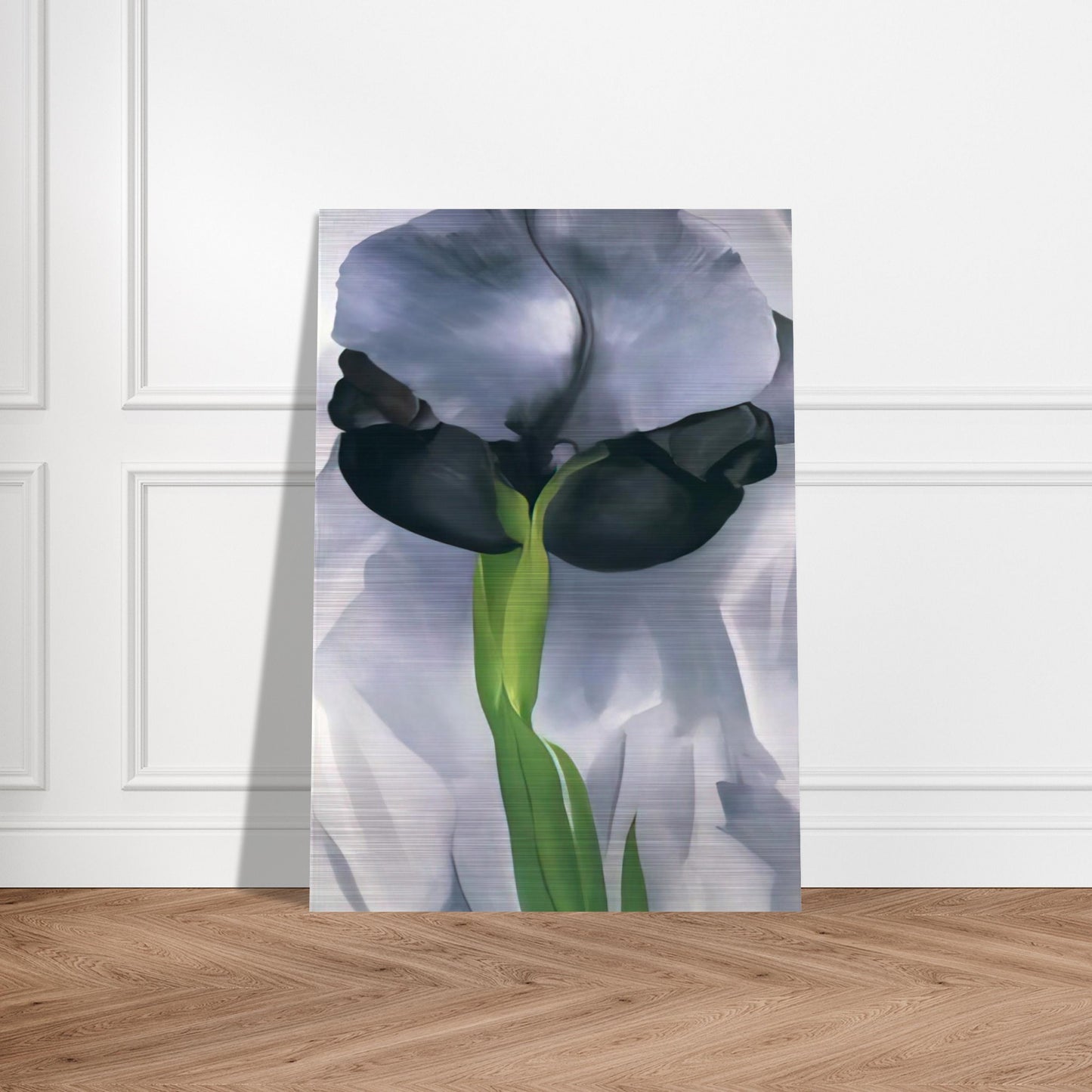 Iris 7 - Georgia O'Keeffe Brushed Aluminum Print - 70x100 cm / 28x40 inches | Georgia O'Keeffe Aluminum Print | Georgia O'Keeffe Prints