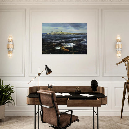 LITTLE CALDWELLS ISLAND - Andrew Wyeth Brushed Aluminum Print - 70x100 cm / 28x40 inches | Andrew Wyeth Aluminum Print | Andrew Wyeth Prints