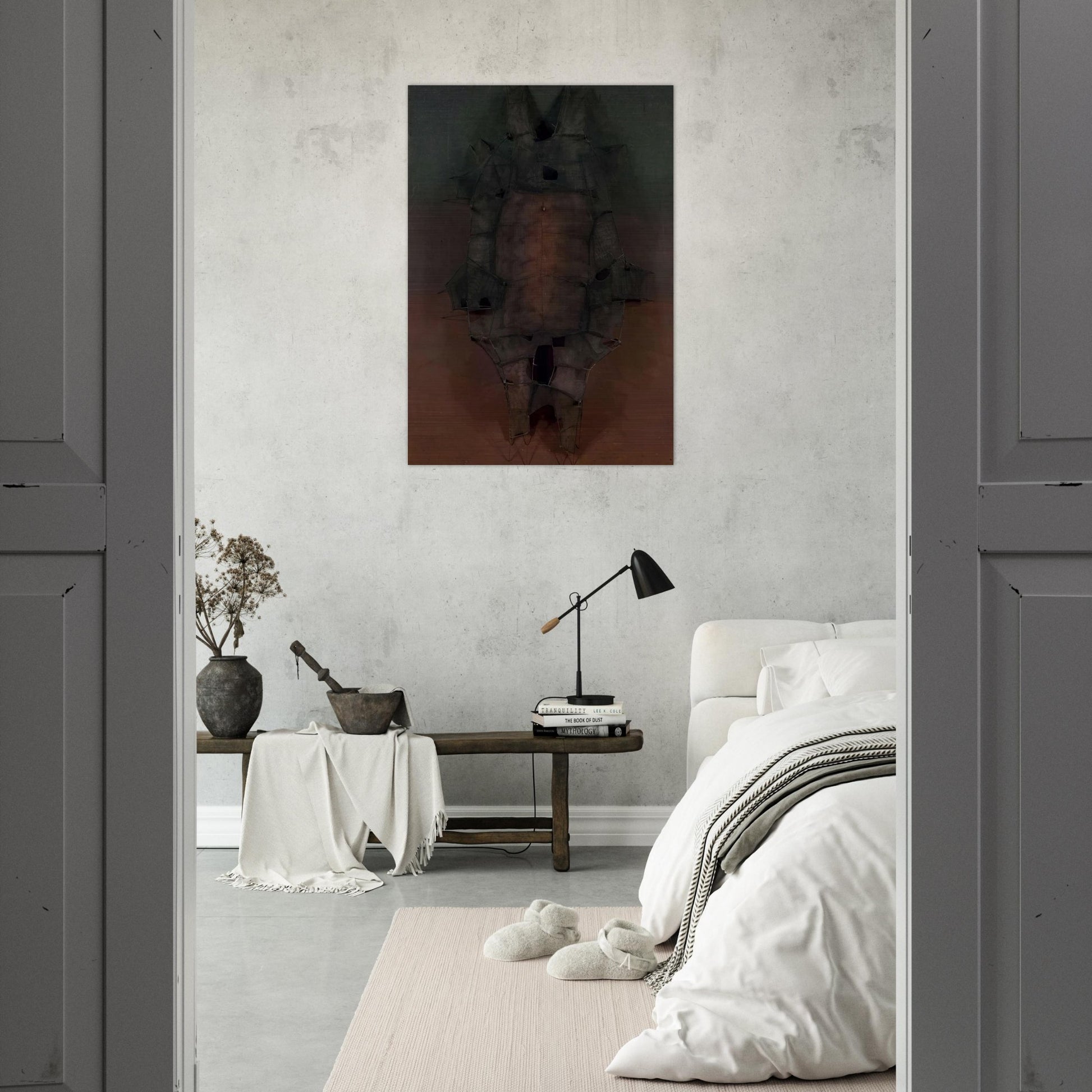 Metamorfosis Espejo Roto - 1962 - Manuel Rivera Brushed Aluminum Print - 70x100 cm / 28x40 inches | Manuel Rivera Aluminum Print | Manuel Rivera Prints