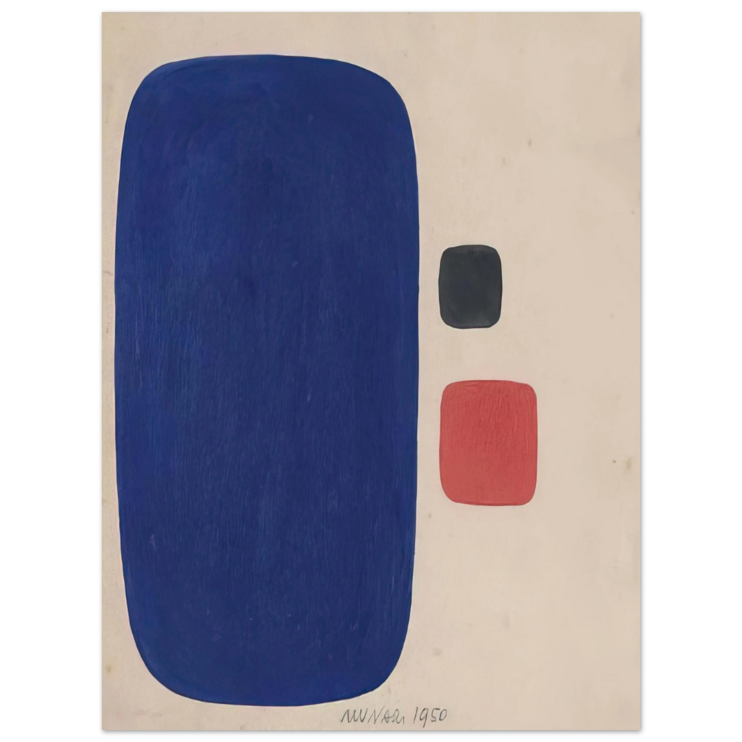 Bruno Munari - Composizione - 1950  75x100 cm / 30x40inches Fine Art Poster
