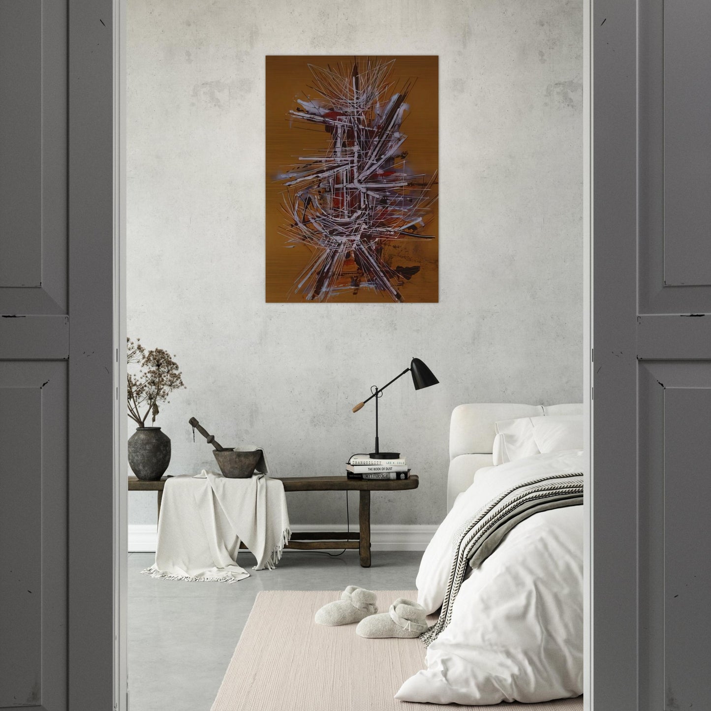 Southwest Image - 1958 - Jimmy Ernst Brushed Aluminum Print - 70x100 cm / 28x40 inches | Jimmy Ernst Aluminum Print | Jimmy Ernst Prints