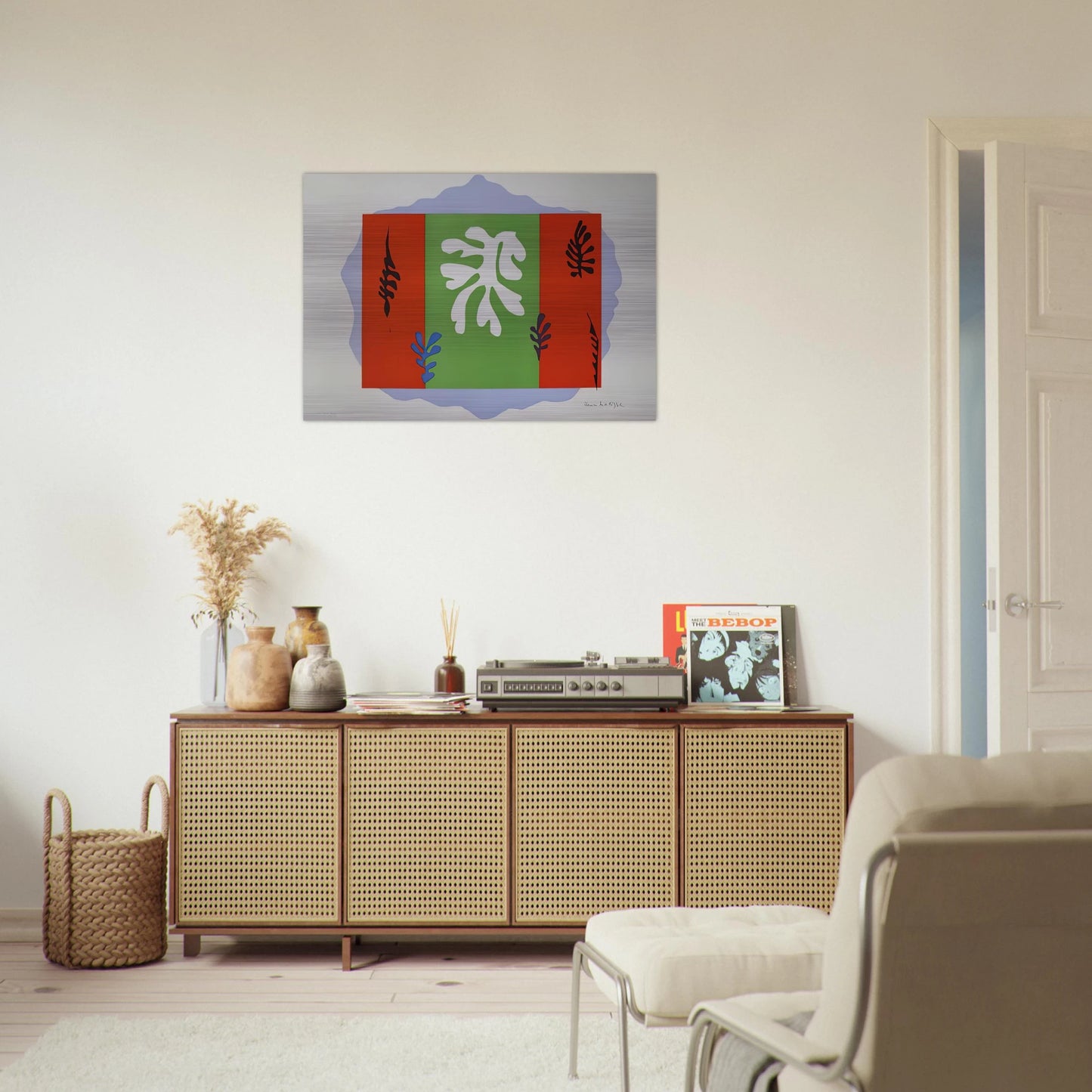 THE DANCER 1949 - Henri Matisse Brushed Aluminum Print - 70x100 cm / 28x40 inches | Henri Matisse Aluminum Print | Henri Matisse Prints