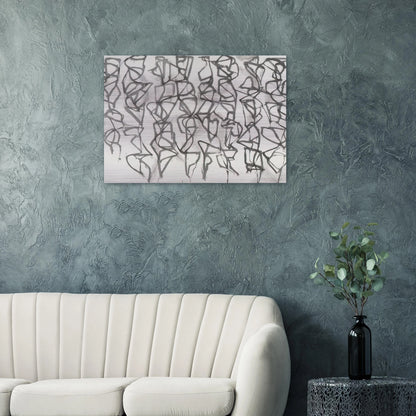Cold Mountain I Path - 1989 - Brice Marden Brushed Aluminum Print - 70x100 cm / 28x40 inches | Brice Marden Aluminum Print | Brice Marden Prints