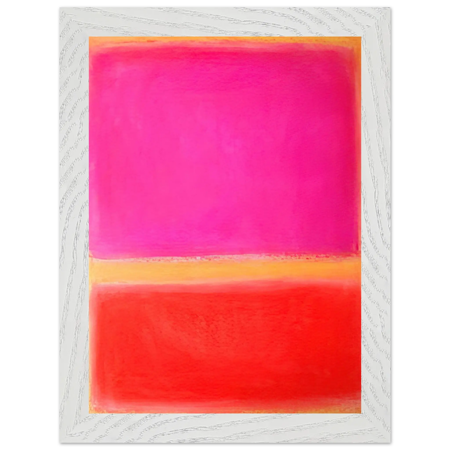Helen Frankenthaler - Untitled - Color Field Painting Wall art - 45x60 cm / 18x24 inches - Premium Wooden Framed Poster With Fine Art Paper - Black frame