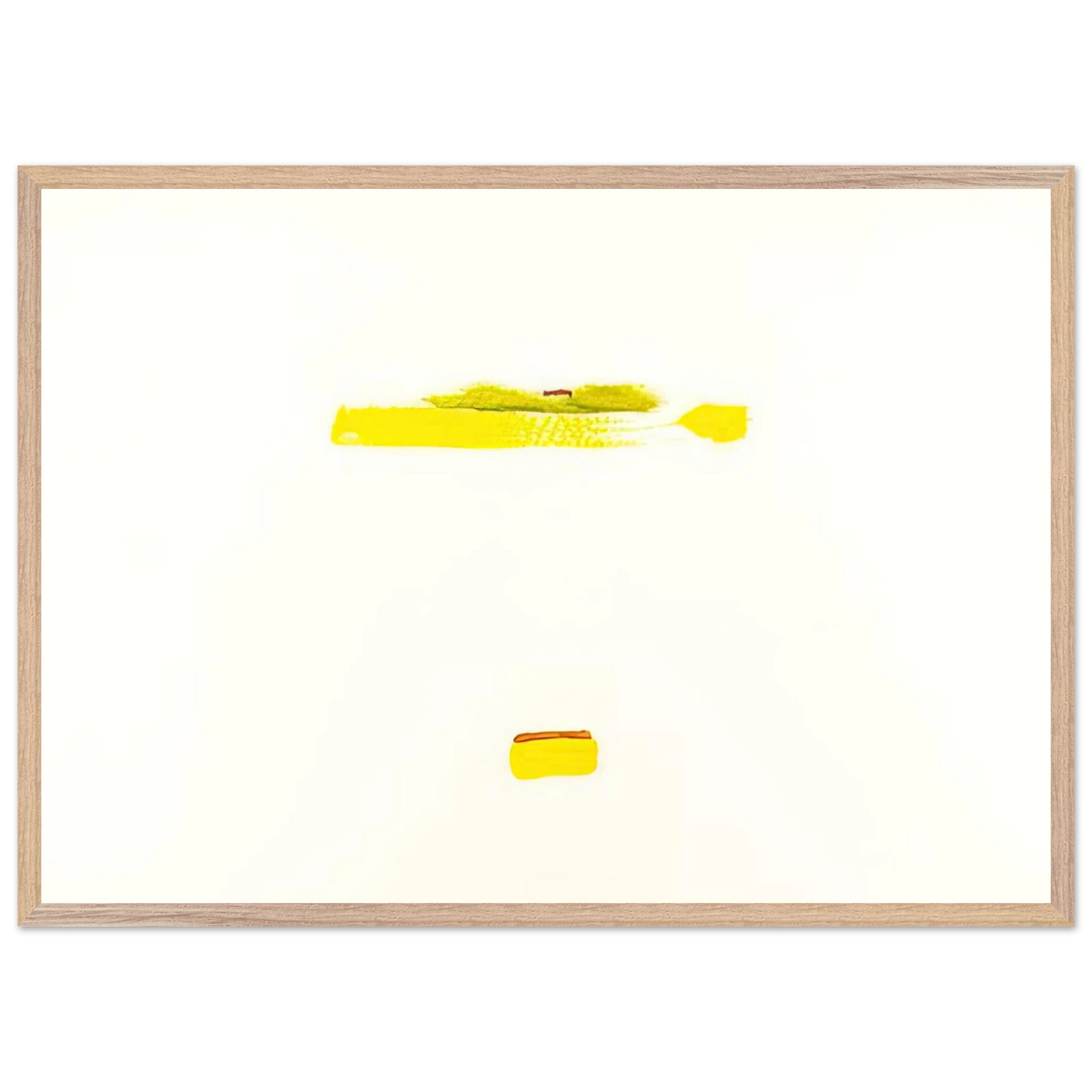 Helen Frankenthaler - New York III - 1972 Wall art - 30x40 cm / 12x16 inches - Premium Wooden Framed Poster With Fine Art Paper-canvas - White frame
