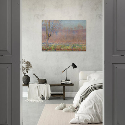 The Willows - claude monet Brushed Aluminum Print - 70x100 cm / 28x40 inches | claude monet Aluminum Print | claude monet Prints
