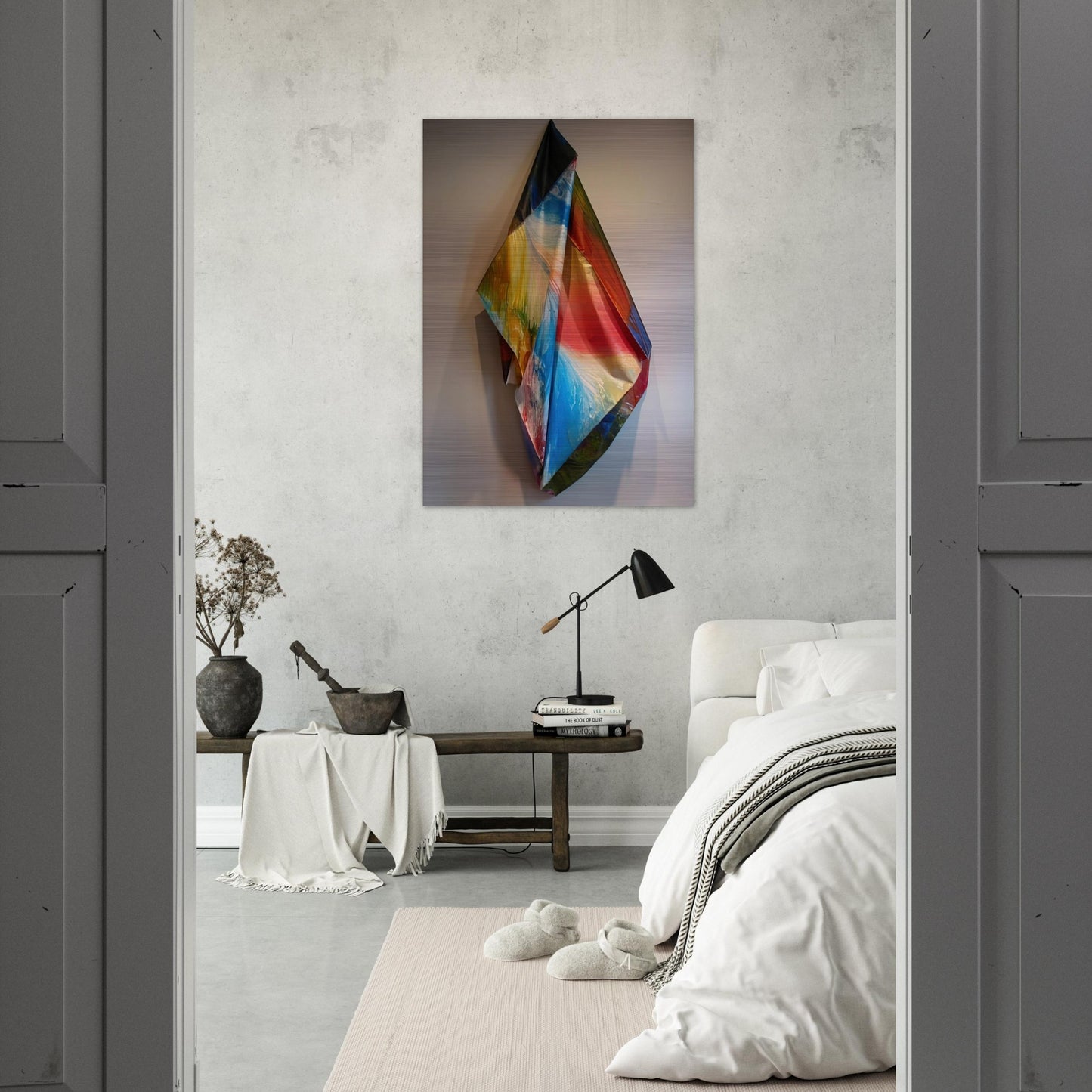 Tempo Series #2 - Sam Gilliam Brushed Aluminum Print - 70x100 cm / 28x40 inches | Sam Gilliam Aluminum Print | Sam Gilliam Prints