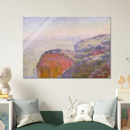 Cliff near Dieppe in the Morning - claude monet Acrylic Print - 70x100 cm / 28x40″ inches