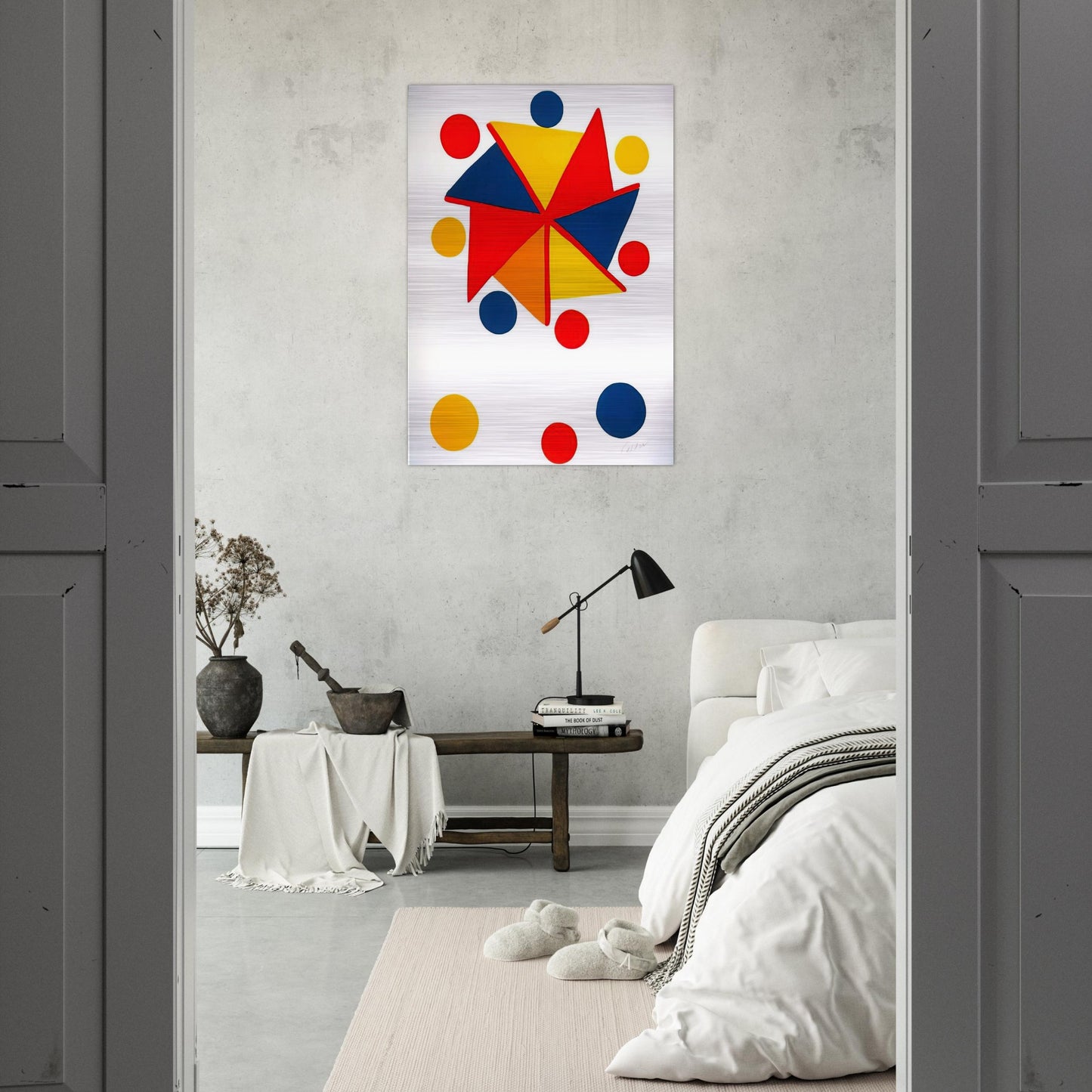 UNTITLED 1970 - Alexander Calder Brushed Aluminum Print - 70x100 cm / 28x40 inches | Alexander Calder Aluminum Print | Alexander Calder Prints